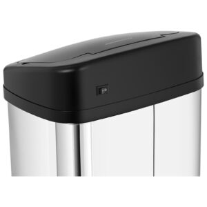 Kosz na śmieci automatyczny bezdotykowy prostokątny z czujnikiem ruchu 30 cm 20 l 8 Kosz na śmieci automatyczny bezdotykowy prostokątny z czujnikiem ruchu 30 cm 20 l - obrazek 4