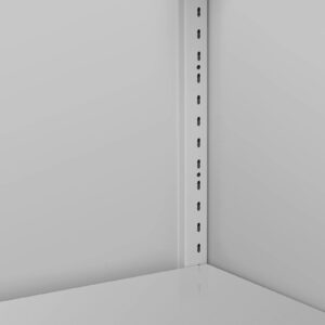 Szafa biurowa metalowa na dokumenty 4 półki z drzwiami uchylnymi wys. 180 cm SZARA 11 Szafa biurowa metalowa na dokumenty 4 półki z drzwiami uchylnymi wys. 180 cm SZARA - obrazek 5