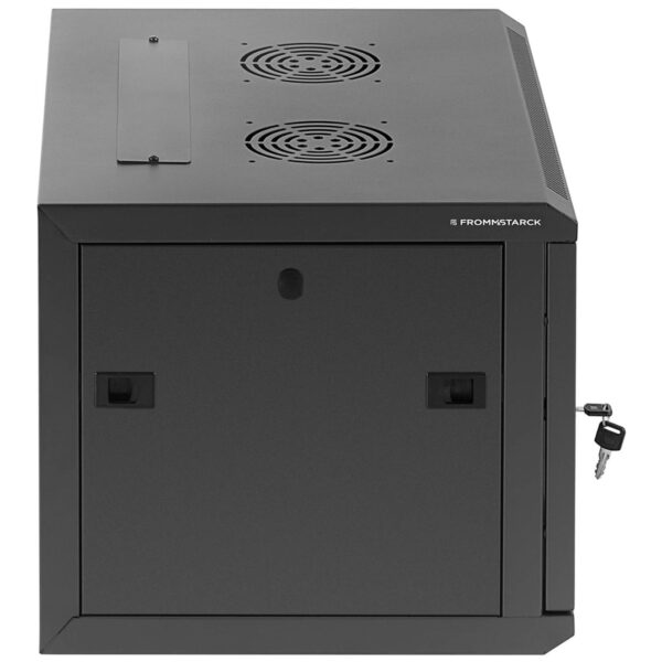 Szafa RACK serwerowa instalacyjna wisząca 19'' 6U IP20 do 60 kg 54x40x35 cm CZARNA 4 10260260 4