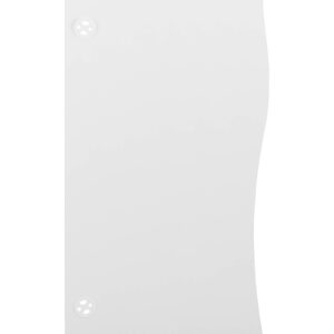 Biurko komputerowe na metalowym stelażu 120 x 73 cm biało-szare 13 Biurko komputerowe na metalowym stelażu 120 x 73 cm biało-szare - obrazek 7