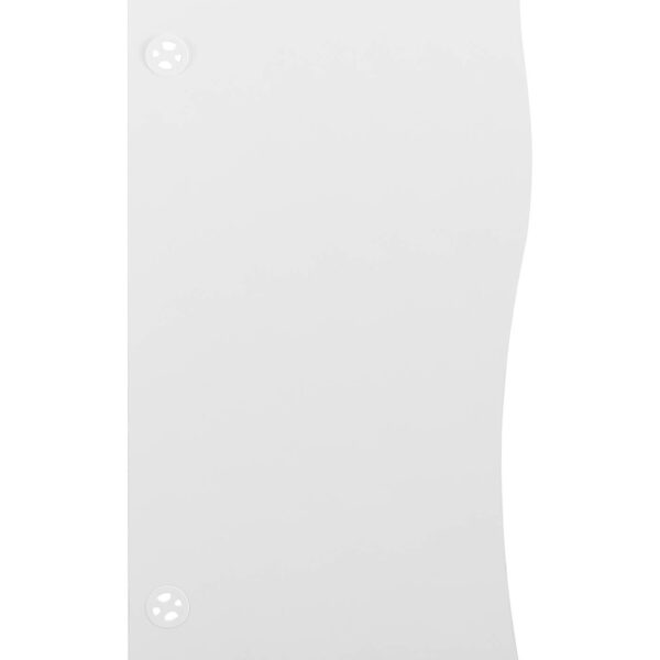 Biurko komputerowe na metalowym stelażu 120 x 73 cm biało-szare 6 10260309 6