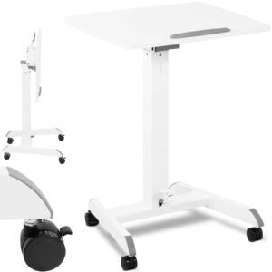 Stolik stojak pod laptopa odchylany regulowany na kółkach 60 x 52 cm 825 - 1185 mm 10 Stolik stojak pod laptopa odchylany regulowany na kółkach 60 x 52 cm 825 - 1185 mm - obrazek 1