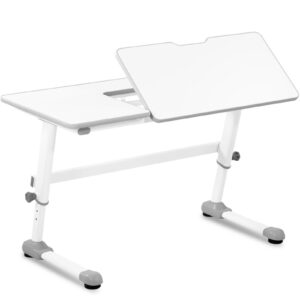Biurko dla dzieci z regulowanym blatem i wysokością 120 x 66 x 60-76 cm 7 Biurko dla dzieci z regulowanym blatem i wysokością 120 x 66 x 60-76 cm - obrazek 1