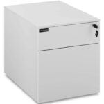 10260384 kontenerek szafka metalowa pod biurko 2 szuflady na klucz 42 x 57 x 50 cm ean 4062859139337 hurtownia sklep