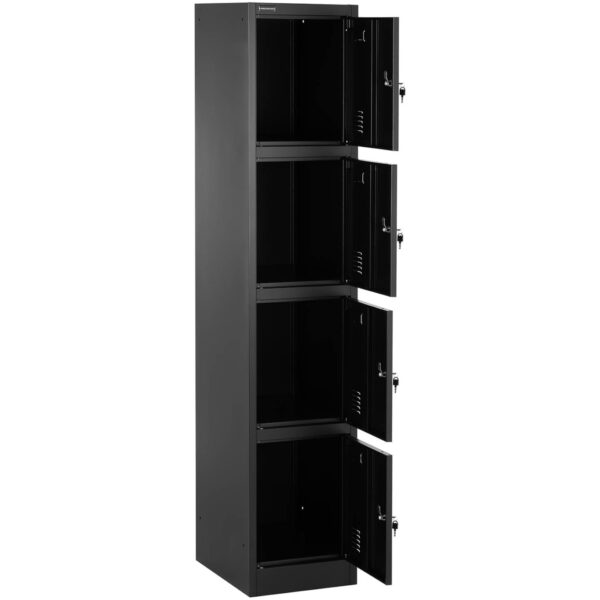 Szafa skrytkowa metalowa socjalna zamykana na klucz - 4 skrytki 4 10260395 4