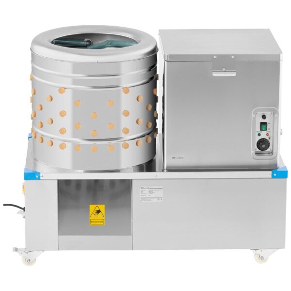 Skubarka oparzalnik do drobiu kurczaków indyków 2w1 bęben śr. 55 cm 55 l 3.3 kW 4 10280050 4