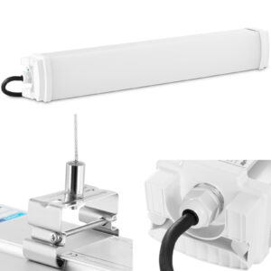 Lampa oprawa LED wodoodporna hermetyczna do magazynu warsztatu IP65 2200 lm 60 cm 20 W 7 Lampa oprawa LED wodoodporna hermetyczna do magazynu warsztatu IP65 2200 lm 60 cm 20 W - obrazek 1