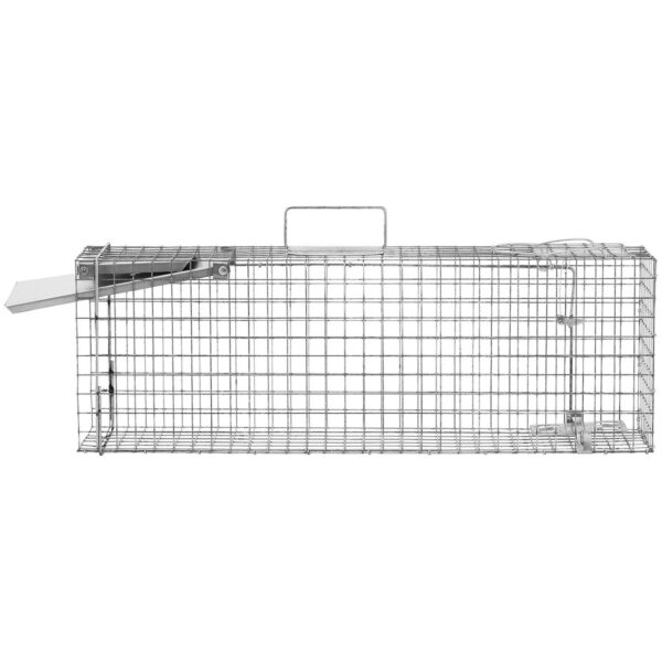 Żywołapka pułapka łapka na szczury kuny zatrzaskowa jednostronna 820x200x270 mm ZESTAW 5 10280131 5