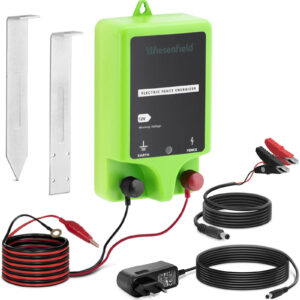 Elektryzator pastuch elektryczny do ogrodzeń pastwisk 12 V 0,5 J 5 km - obrazek 1