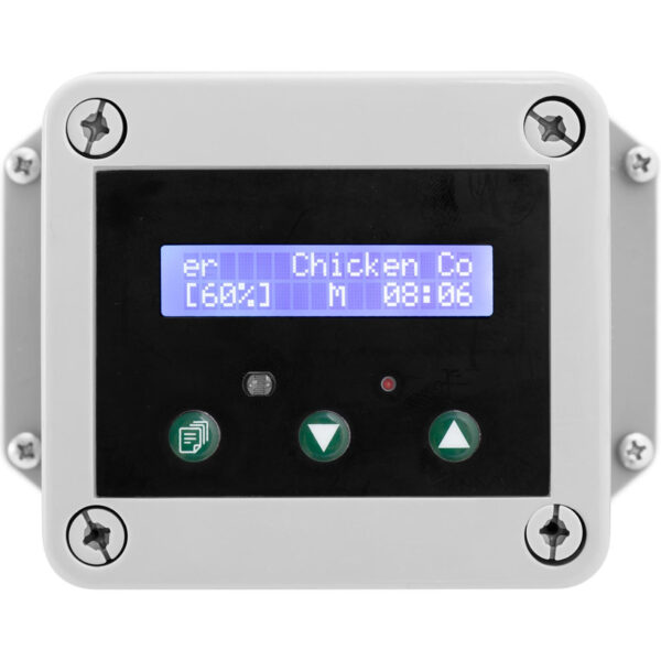 Automatyczna klapa drzwi do kurnika z czujnikiem światła zasilaniem bateryjnym 6 V LCD 2 10280180 2