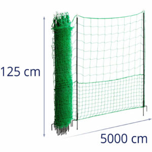 Siatka ogrodzenie ochronne hodowlane dla kur drobiu 1,25 x 50 m 15 Siatka ogrodzenie ochronne hodowlane dla kur drobiu 1,25 x 50 m - obrazek 8
