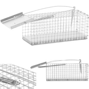 Żywołapka pułapka na szczury myszy i inne zwierzęta 27 x 12 x 12 cm oczka 13 x 13 mm 6 Żywołapka pułapka na szczury myszy i inne zwierzęta 27 x 12 x 12 cm oczka 13 x 13 mm - obrazek 1