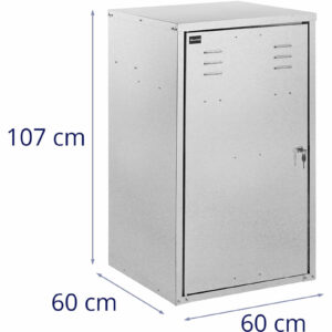 Szafka na siodło sprzęt jeździecki ze stali ocynkowanej 60 x 60 x 107 cm 15 Szafka na siodło sprzęt jeździecki ze stali ocynkowanej 60 x 60 x 107 cm - obrazek 8