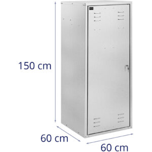 Szafka na siodło sprzęt jeździecki ze stali ocynkowanej 60 x 60 x 150 cm 15 Szafka na siodło sprzęt jeździecki ze stali ocynkowanej 60 x 60 x 150 cm - obrazek 8
