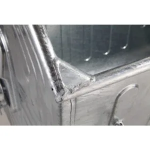 Metalowy kontener na odpady śmieci popiół ogniotrwały 1100L EU 17 Metalowy kontener na odpady śmieci popiół ogniotrwały 1100L EU - obrazek 9