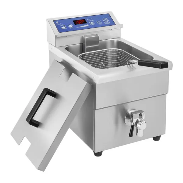 Frytownica frytkownica indukcyjna z kranem 230V Royal Catering 10L 4 1145 5