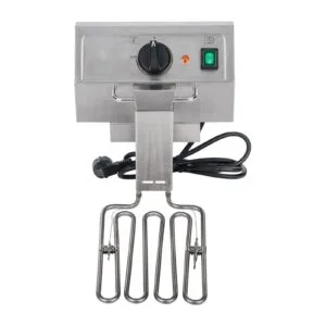 Frytownica elektryczna podwójna z kranami spustowymi termostat EGO 2x8L 6 Frytownica elektryczna podwójna z kranami spustowymi termostat EGO 2x8L - obrazek 2