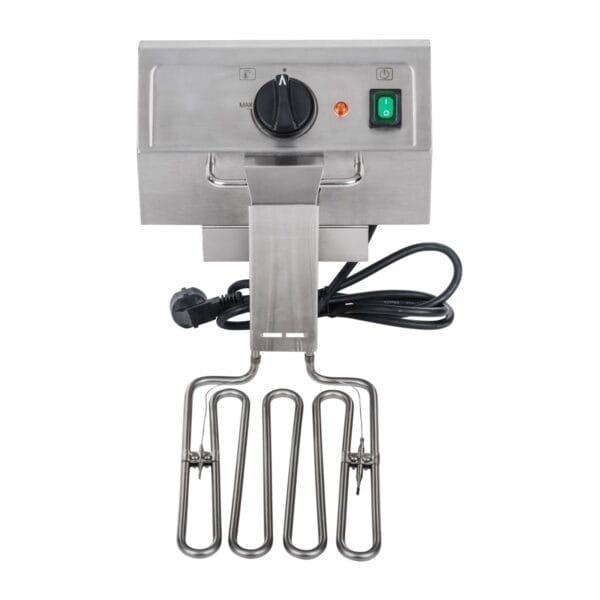 Frytownica elektryczna podwójna z kranami spustowymi termostat EGO 2x8L 1 1153 2