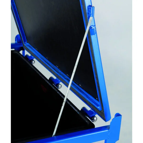 Metalowy atestowany kontener kwasoodporny skrzynia na akumulatory 120x100x91cm 500L 5 1254 5