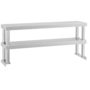 Półki nastawne stalowe do stołu roboczego do kuchni szer. 120cm 2 Półki nastawne stalowe do stołu roboczego do kuchni szer. 120cm - obrazek 1