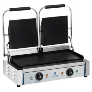 Kontakt grill kontaktowy dwustronny podwójny gładki 3600W 230V Royal Catering 6 Kontakt grill kontaktowy dwustronny podwójny gładki 3600W 230V Royal Catering - obrazek 2