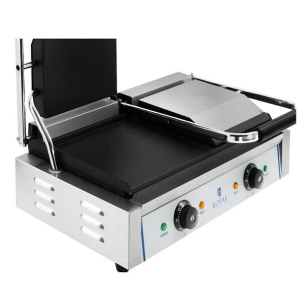Kontakt grill kontaktowy dwustronny podwójny gładki 3600W 230V Royal Catering 3 1335 4