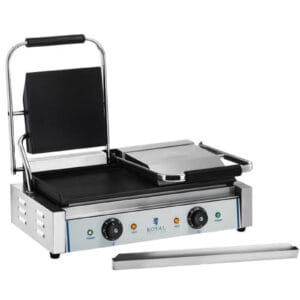 Kontakt grill kontaktowy dwustronny podwójny gładki 3600W 230V Royal Catering 5 Kontakt grill kontaktowy dwustronny podwójny gładki 3600W 230V Royal Catering - obrazek 1