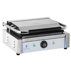 Kontakt grill kontaktowy dwustronny gładki PANINI 2200W 230V Royal Catering 6 Kontakt grill kontaktowy dwustronny gładki PANINI 2200W 230V Royal Catering - obrazek 2