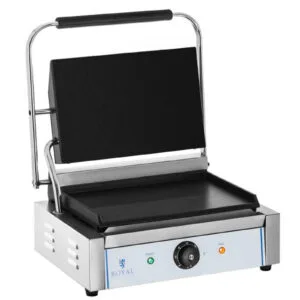 Kontakt grill kontaktowy dwustronny gładki PANINI 2200W 230V Royal Catering 7 Kontakt grill kontaktowy dwustronny gładki PANINI 2200W 230V Royal Catering - obrazek 3