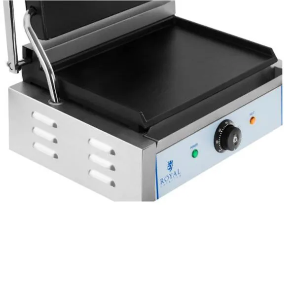 Kontakt grill kontaktowy dwustronny gładki PANINI 2200W 230V Royal Catering 3 1336 4