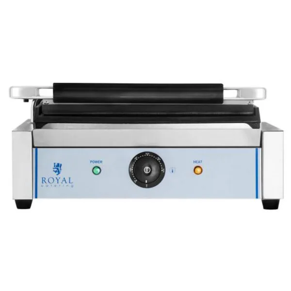 Kontakt grill kontaktowy dwustronny gładki PANINI 2200W 230V Royal Catering 4 1336 5