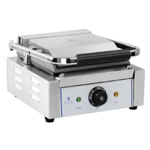 Kontakt grill kontaktowy dwustronny gładki 1800W 230V Royal Catering 6 Kontakt grill kontaktowy dwustronny gładki 1800W 230V Royal Catering - obrazek 2
