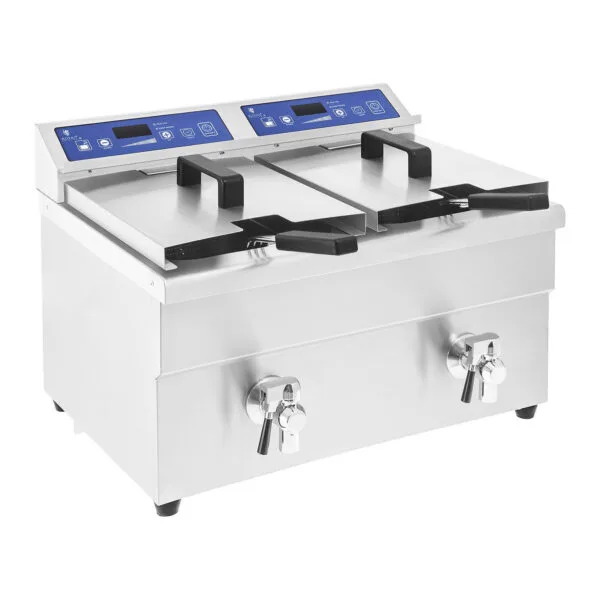 Frytownica frytkownica podwójna indukcyjna 7000W 230V Royal Catering 2x 10L 2 1343 1