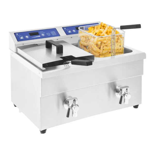 Frytownica frytkownica podwójna indukcyjna 7000W 230V Royal Catering 2x 10L 4 1343 3