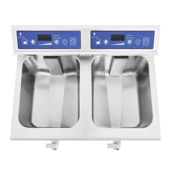 Frytownica frytkownica podwójna indukcyjna 7000W 230V Royal Catering 2x 10L 7 1343 6