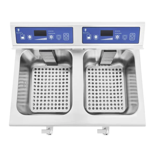 Frytownica frytkownica podwójna indukcyjna 7000W 230V Royal Catering 2x 10L 8 1343 7