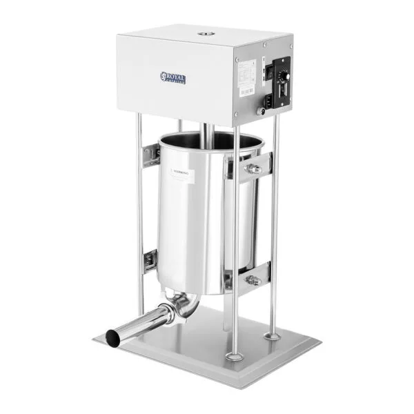 Napełniacz nadziewarka do kiełbasy elektryczna z silnikiem Royal Catering + 4 lejki 10L 2 1347 2