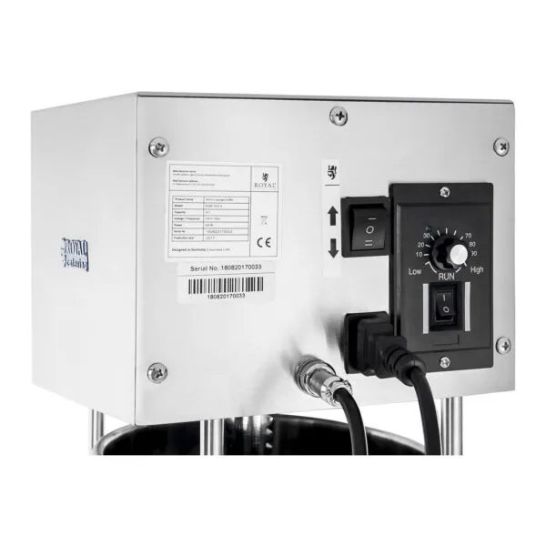Napełniacz nadziewarka do kiełbasy elektryczna z silnikiem Royal Catering + 4 lejki 10L 5 1347 5