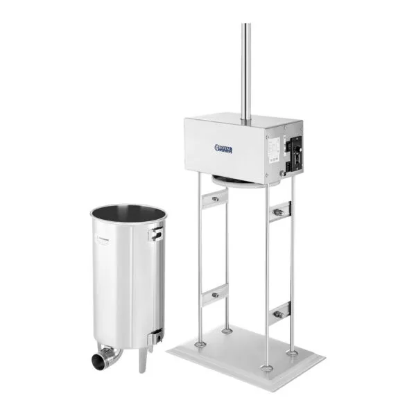 Napełniacz nadziewarka do kiełbasy elektryczny z silnikiem Royal Catering + 4 lejki 15L 3 1348 3