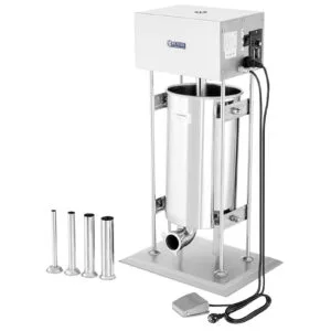 Napełniacz nadziewarka do kiełbasy elektryczny z silnikiem Royal Catering + 4 lejki 15L 10 Napełniacz nadziewarka do kiełbasy elektryczny z silnikiem Royal Catering + 4 lejki 15L - obrazek 2
