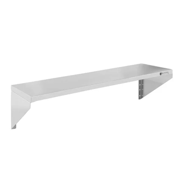 Półka ścienna wisząca stalowa nierdzewna pojedyncza 90cm 3 1369 3