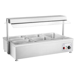 Suchy bemar podgrzewacz bez wody wolnostojący 6 x GN 150mm 55L Royal Catering 13 Suchy bemar podgrzewacz bez wody wolnostojący 6 x GN 150mm 55L Royal Catering - obrazek 6