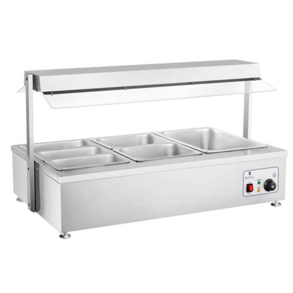 Suchy bemar podgrzewacz bez wody wolnostojący 6 x GN 150mm 55L Royal Catering 5 1380 2