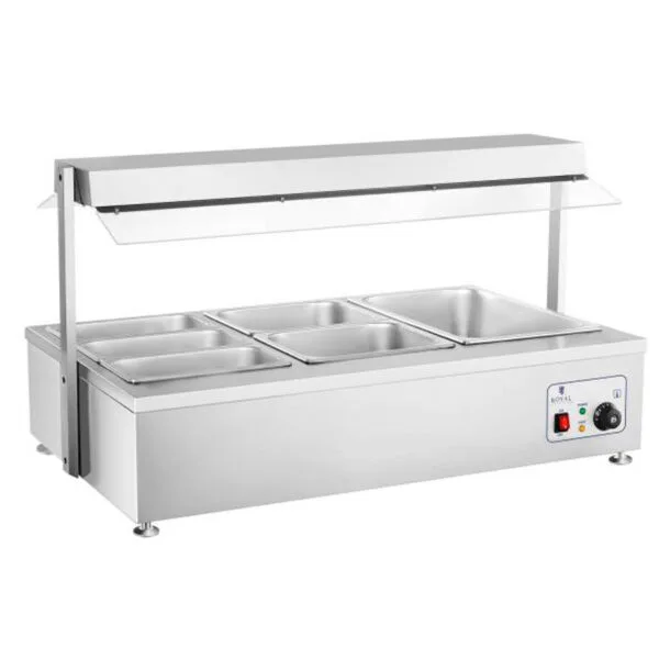 Suchy bemar podgrzewacz bez wody wolnostojący 6 x GN 150mm 55L Royal Catering 5 1380 2