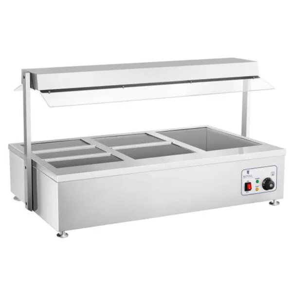 Suchy bemar podgrzewacz bez wody wolnostojący 6 x GN 150mm 55L Royal Catering 6 1380 3