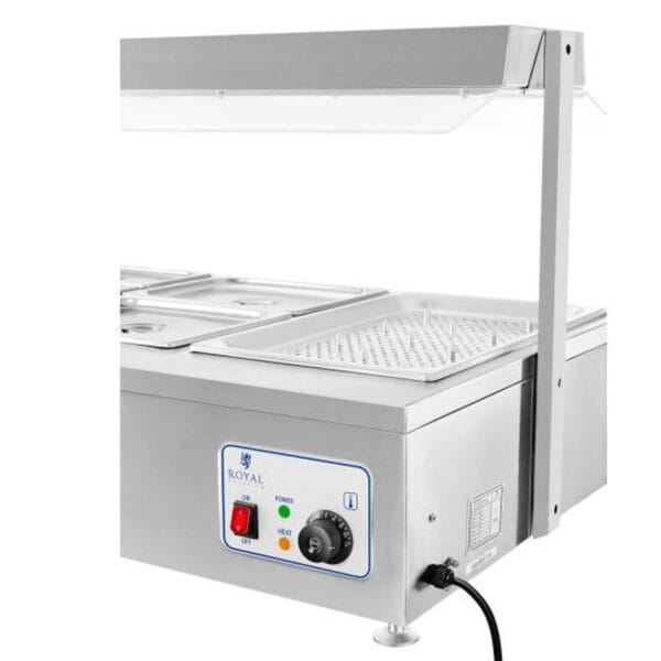 Suchy bemar podgrzewacz bez wody wolnostojący 6 x GN 150mm 55L Royal Catering 7 1380 4