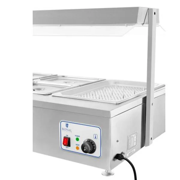 Suchy bemar podgrzewacz bez wody wolnostojący 6 x GN 150mm 55L Royal Catering 7 1380 4