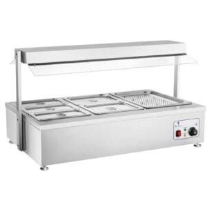 Suchy bemar podgrzewacz bez wody wolnostojący 6 x GN 150mm 55L Royal Catering 9 Suchy bemar podgrzewacz bez wody wolnostojący 6 x GN 150mm 55L Royal Catering - obrazek 2