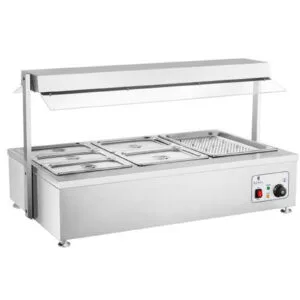 Suchy bemar podgrzewacz bez wody wolnostojący 6 x GN 150mm 55L Royal Catering 9 Suchy bemar podgrzewacz bez wody wolnostojący 6 x GN 150mm 55L Royal Catering - obrazek 2