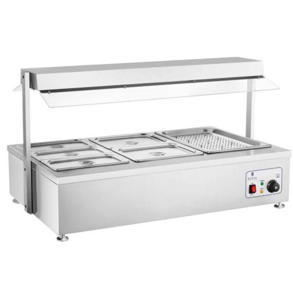 Suchy bemar podgrzewacz bez wody wolnostojący 6 x GN 150mm 55L Royal Catering 1 1380 suchy bemar podgrzewacz bez wody wolnostojacy 6 x gn 150mm 55l royal catering